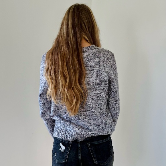 Karen Scott Petites | Large | grey & black sweater - Picture 2 of 8